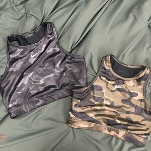 Nike camo sports bras!